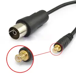 AAAE Топ РФ к MCX антенный гибкий кабель разъем адаптера для USB ТВ dvb-t тюнер