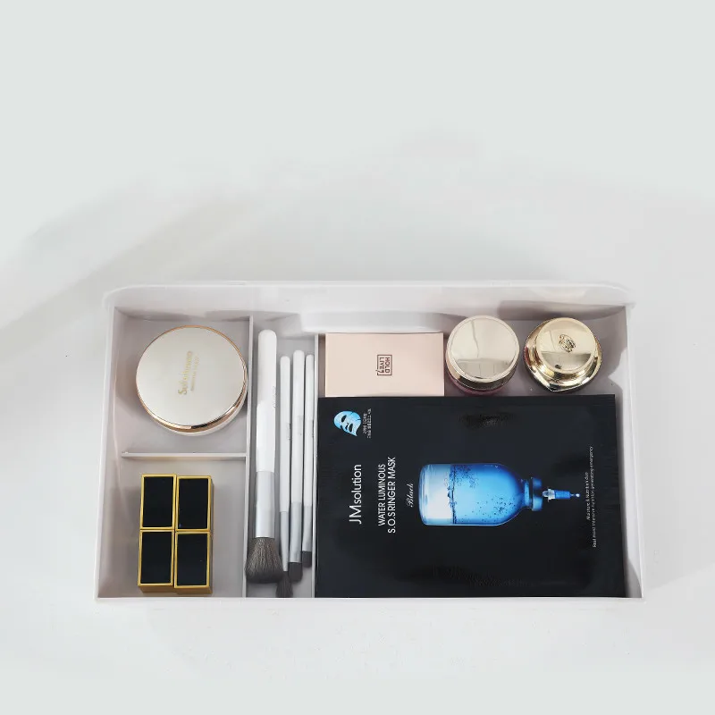Нордическая настольная коробка-органайзер для косметики портативный домашний комод Ящик для хранения коробка макияж Уход за кожей ювелирный органайзер для помад держатель