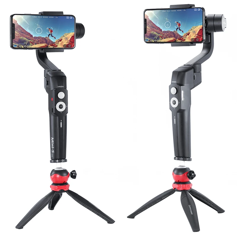 Складной 3 осевой карданный стабилизатор Moza Mini S для Android iPhone GoPro Vlogging PK MINI MI VIMBLE