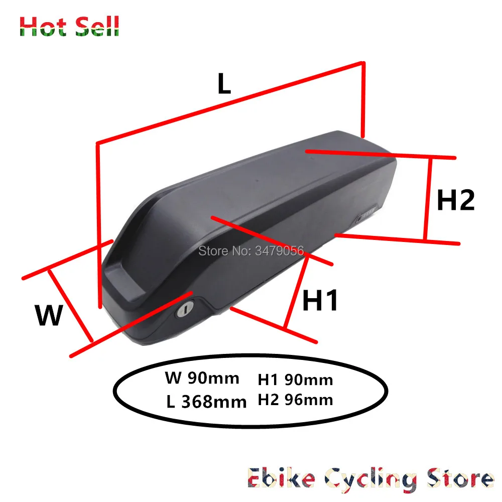 Cheap Free Shipping Li-ion 24v 36v 48v 52v Polly Electric bike battery 10ah 10.5ah 11.6ah 12ah 13ah 14ah 15ah 16ah 17ah 17.5ah Pack 4
