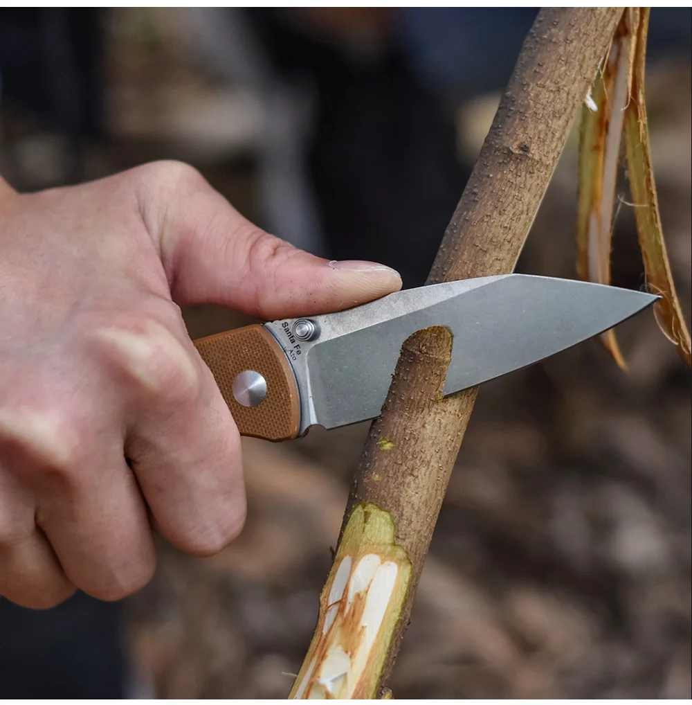 Knife Survival Pocket Knife Making by Japan Acuto440 Small Knife_06
