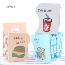 HKYSHP Япония и Южная Корея креативная металлическая утолщенная Выдвижная Подставка для книг Студенческая железная книжная полка офисные школьные канцелярские принадлежности