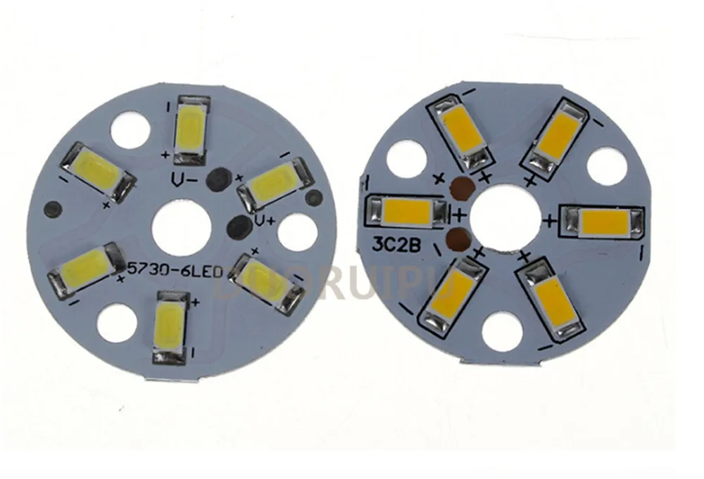 3 Вт SMD5730 светодио дный панели лампы (тарелка) теплый белый/белый луковицы/прожекторы Бесплатная доставка