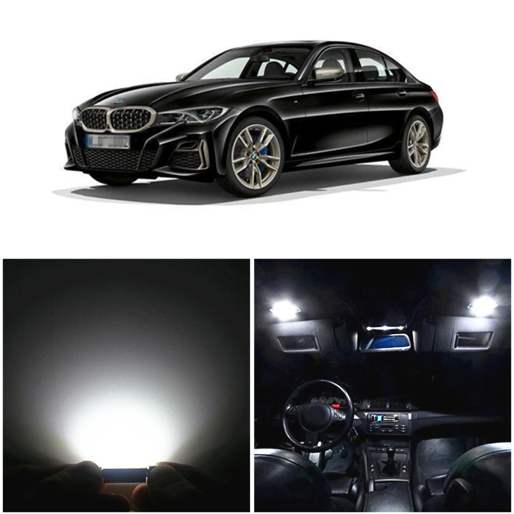 Us 21 59 28 Off Wljh 18x Canbus Error Free Car Led Interior Light Package Kit For Bmw E90 E91 Sedan Coupe 328i 335i M3 330i 2006 2010 In Signal Lamp