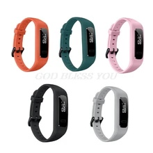 Pulseira de relógio para pulso, pulseira de relógio tpu ajustável para substituição de esportes para huawei 3e/honor band 4 versão de corrida drop shipping