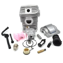 Engine Cylinder Piston Fuel Oil Filter Hose Intake Manifold Oil Pump Worm Kit For STIHL 023 025 MS230 MS250 Chainsaw Spare Parts
