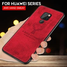 Тканевый мягкий чехол с оленем для huawei P20 P30 Lite P10 Pro mate 20 10 Lite P Smart Plus Y7 Prime Honor 8X Max 10, чехол для телефона