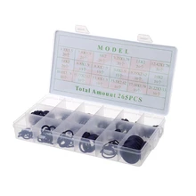 265 шт./компл. автомобиля A/C R134a Системы кондиционер уплотнительное кольцо уплотнения шайба Ассорти зеленый цвет