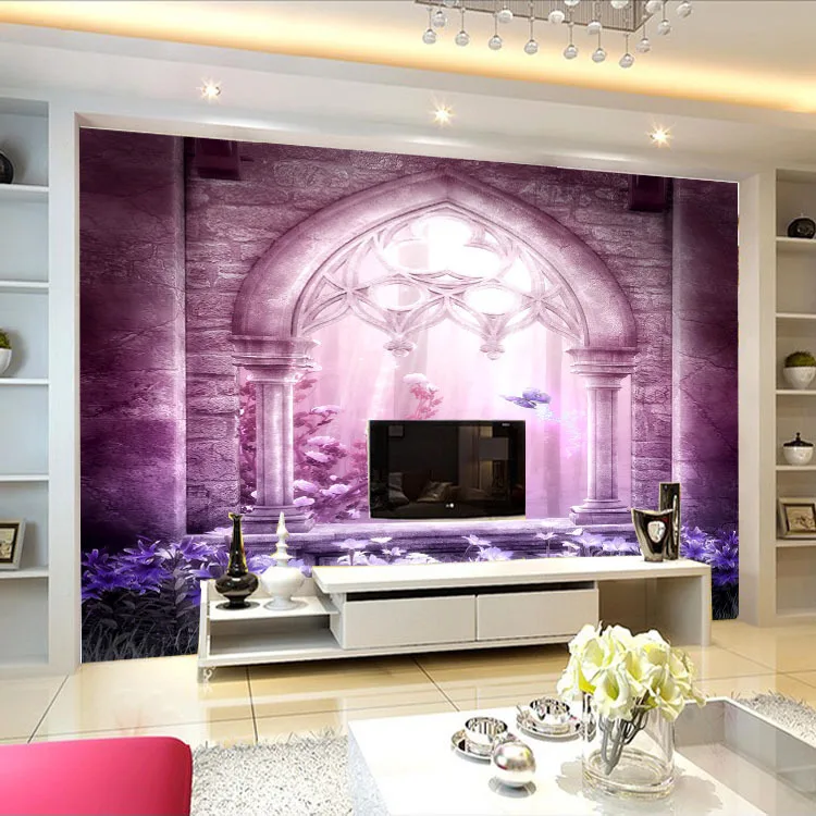 Fashion Wallpaper Wall Mural Large Silk Photo Dreamy Fashion Wallpaper Wall Mural Large Silk Photo Dreamy Purple Room Decor Kid S Art Bedroom Nursery In Wallpapers From Home