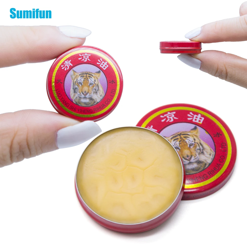 1pcs Cool Cream Red Tiger Balm Ointment Pain Relief Essential Oil For Cold Headache Stomachache Dizziness Muscle Rub Aches P0003