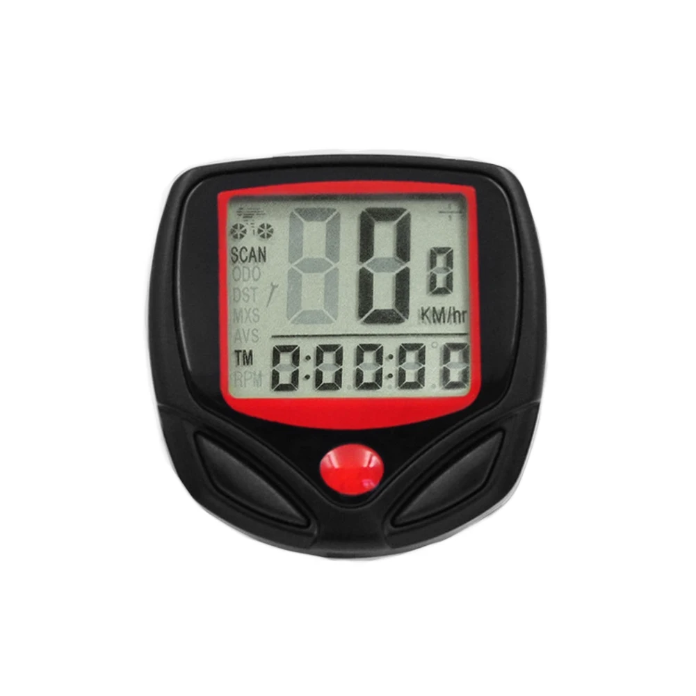 

Robust Compatible Waterproof Speedometer Accessories Bicycle Computer Odometer Multifunction Easy Installation Large Display