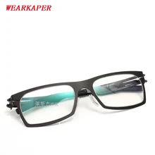 WEARKAPER оправа для очков IC Германия Уникальный без винта дизайн оправы для очков ультра светильник ультра тонкая мужская оправа для очков, при близорукости