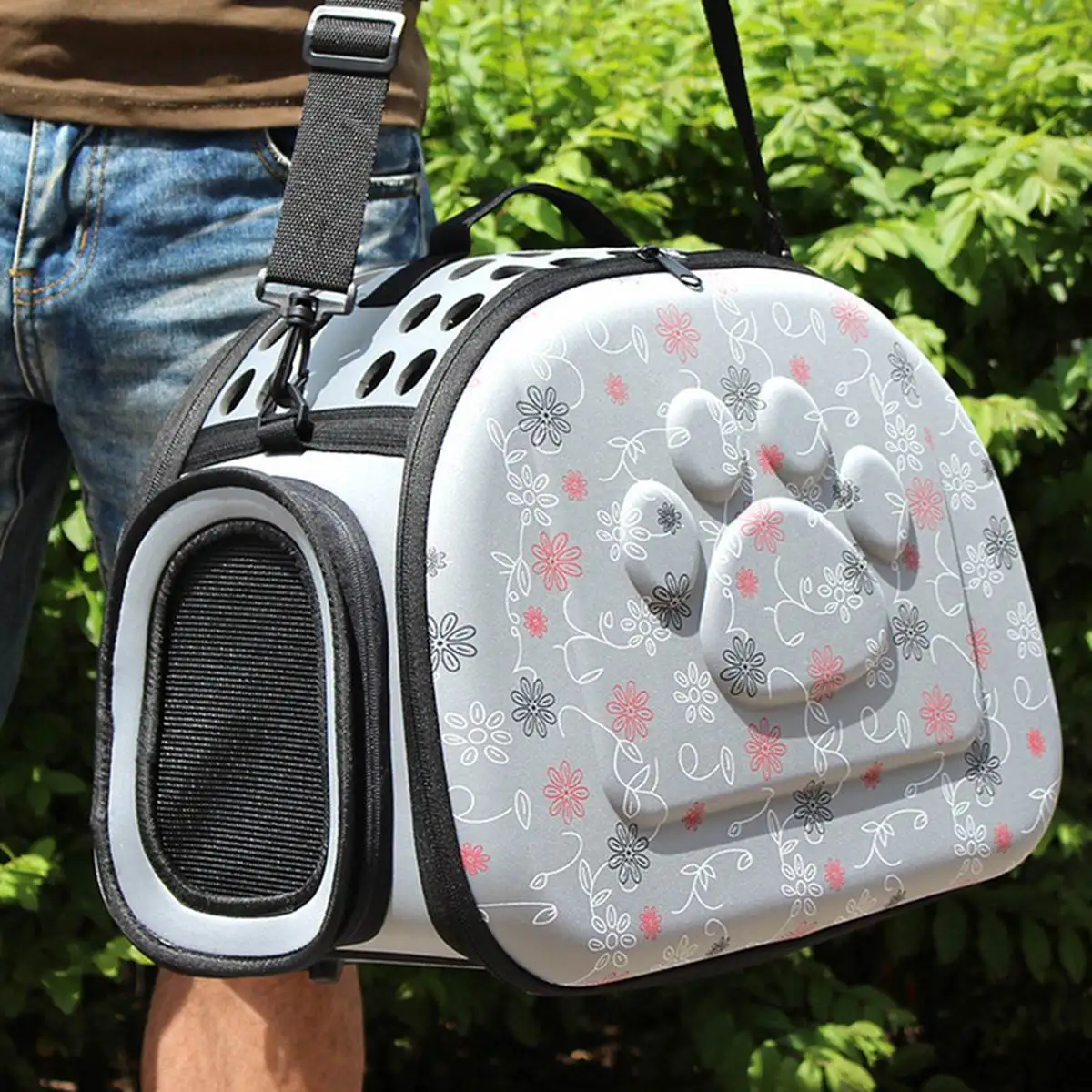 

Breathable Portable Pet Dog Cat Cage Carrier Travel Tote Shoulder Bag Waterproof Kennel Bed Pet Sleeping Carry Bag Pet Supplies