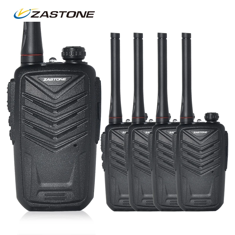 4pcs Zastone MINI8 Portable Walkie Talkie UHF 400 470MHz 128CH Two Way