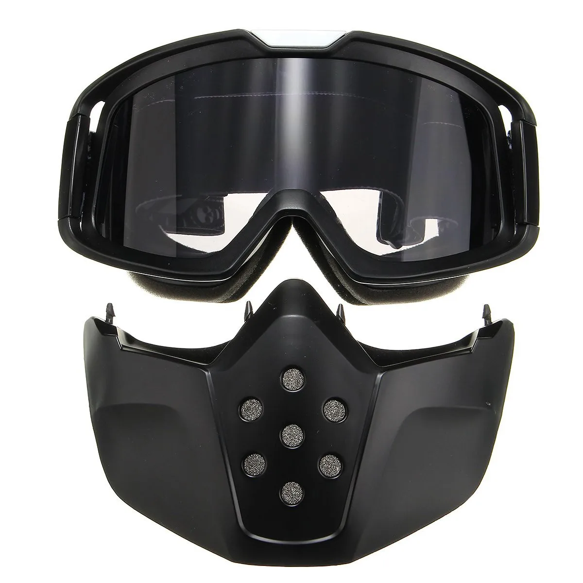 Riding Detachable Modular Face Mask font b Shield b font Goggles For Motorcycle font b Helmet