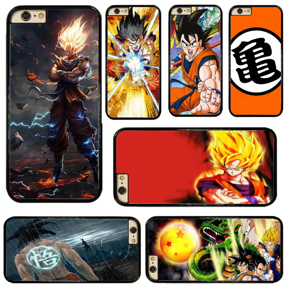 

Super Saiyan Dragon Ball Z Anime Goku Gohan PC+TPU Cell Phone Case Cover Fits For iphone XS MAX X XR 5 5s 6s 6 plus 7 8 plus