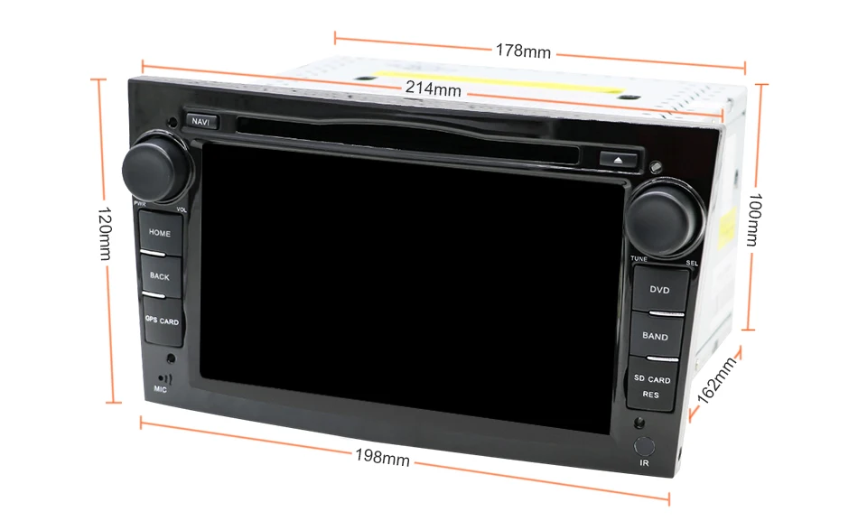 Top Eunavi 2 din Android 8.1 car dvd player for Opel Astra Vectra Antara Zafira Corsa gps navigation bluetooth radio 3G WIFI RDS 18