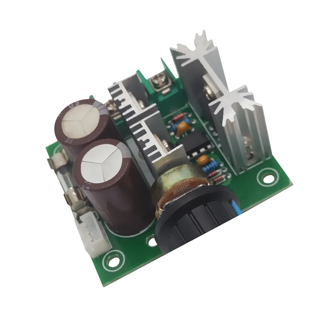 Высокая эффективность 12 V-40 V 10A шим тока мотор Скорость контроллер w/ручка