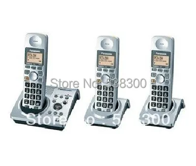 

KX-TG 1031s DECT 6.0 Cordless Phone Set 3 Handsets Digital Wireless Telephone with Answering System Home Phone