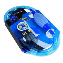 BOYU Large Aquarium Fish Tank Instant Siphon Cleaner Vacuum for Gravel and Sand Siphon Gravel Aquarium Cleaning kit 