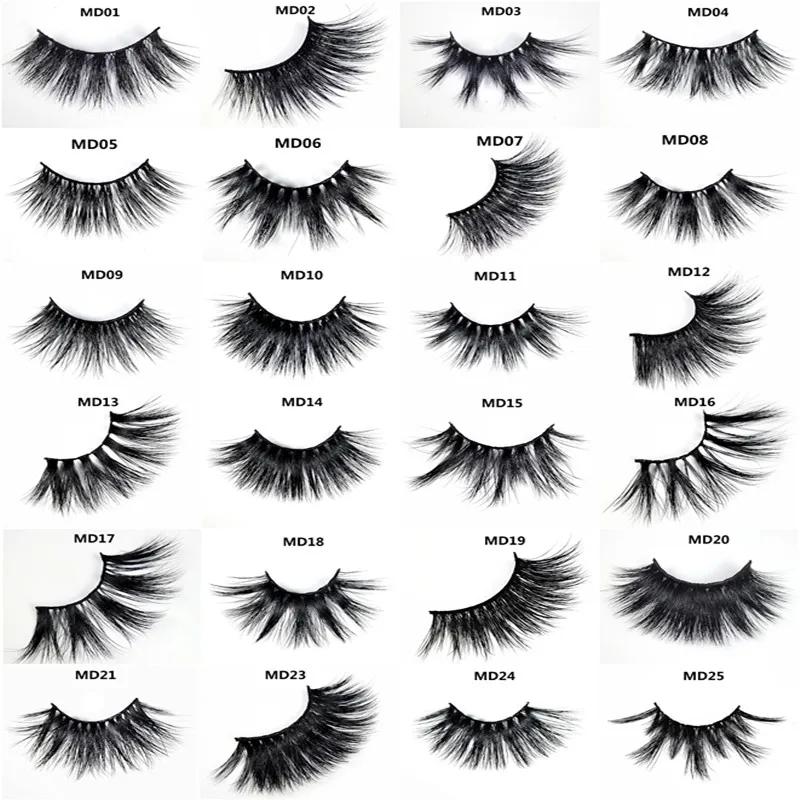 

2pcs/pair 25mm Long 3D mink lashes E01 extra length mink eyelashes Big dramatic volumn eyelashes strip thick false eyelash