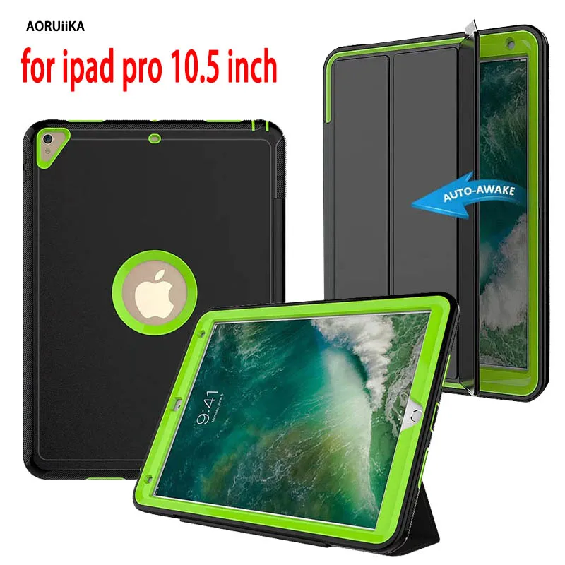 360 full protection Case For apple ipad pro 10.5 Kids Safe Shockproof