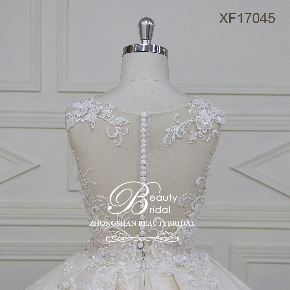 Vestidos de Noiva бальное платье свадебное платье с длинным рукавом свадебное платье es тюль Vestido de Noiva Casamento Mariage Boda XF17045