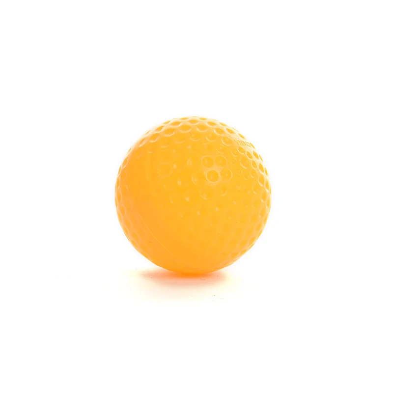 20 шт Крытый мяч для упражнений для гольфа профессиональная практика полый шар-желтый