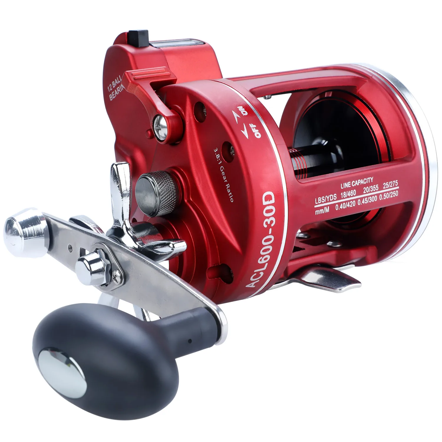 Pesca ao Corrico Carretel de Pesca de Água Sougayilang Alta Forte Salgada Pesca Isca Fundição Carretel Arraste Max 28kg Mar Mod. 1265465 9 Cheap Carretilhas de pesca