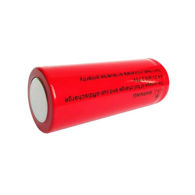 26650 Аккумулятор 3,7 в 7200 мАч литий-ионная аккумуляторная батарея используется для фонарика хорошего качества фонарь с красной плоской головкой