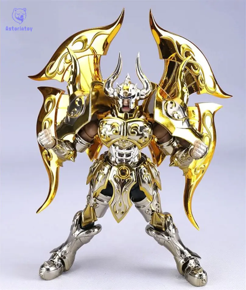 

Taurus model Taurus Aldebaran EX Soul Of Gold Saint Seiya model SOG Action Figure Metal Armor