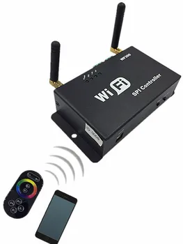 

1 pcs WiFi 300 LPD6803 WS2811 WS2801 LED Strip Controller Touchable Screen Remote LED WiFi SPI Controller
