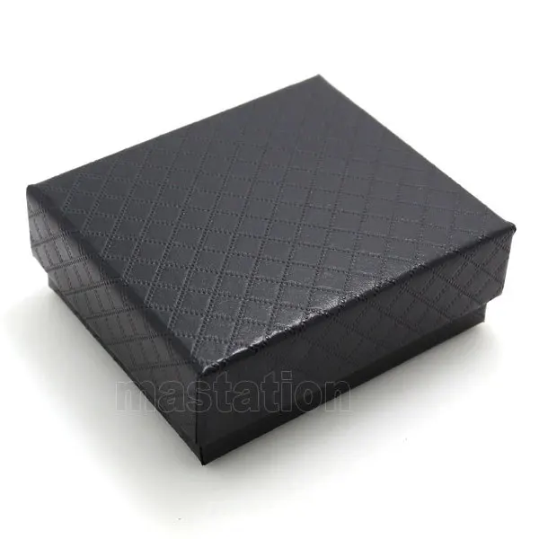 Black Pocket Watch Box Gift Case Watch Gift Boxes Cases 8*7*3cm Gifts WB08-10 10 Pcs