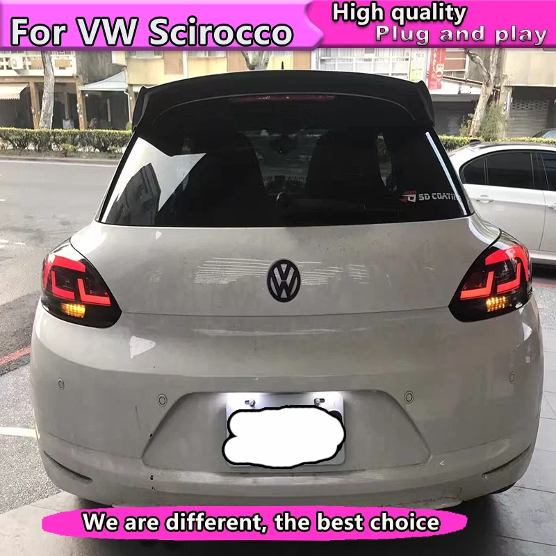 Автомобильный Стайлинг задние фонари для VW Scirocco 2010-2014 Динамический сигнал