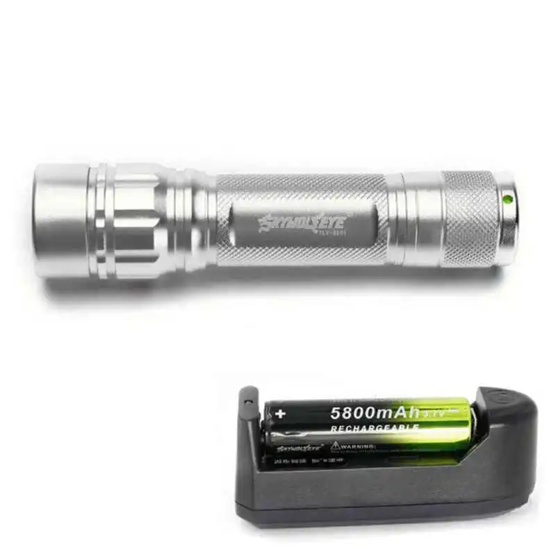 3000 LM 3 Modes XML T6 LED Focus Lamp Waterproof Flashlight+Charger+18650 powerful led flashlight torch flashlight t6 #4S3 (6)