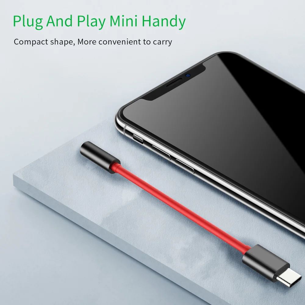 Type C 3.5 Jack Earphone Cable USB C to 3.5mm AUX Headphones Adapter For Huawei mate 20 P20 pro Xiaomi Mi Samsung S9 Audio cable
