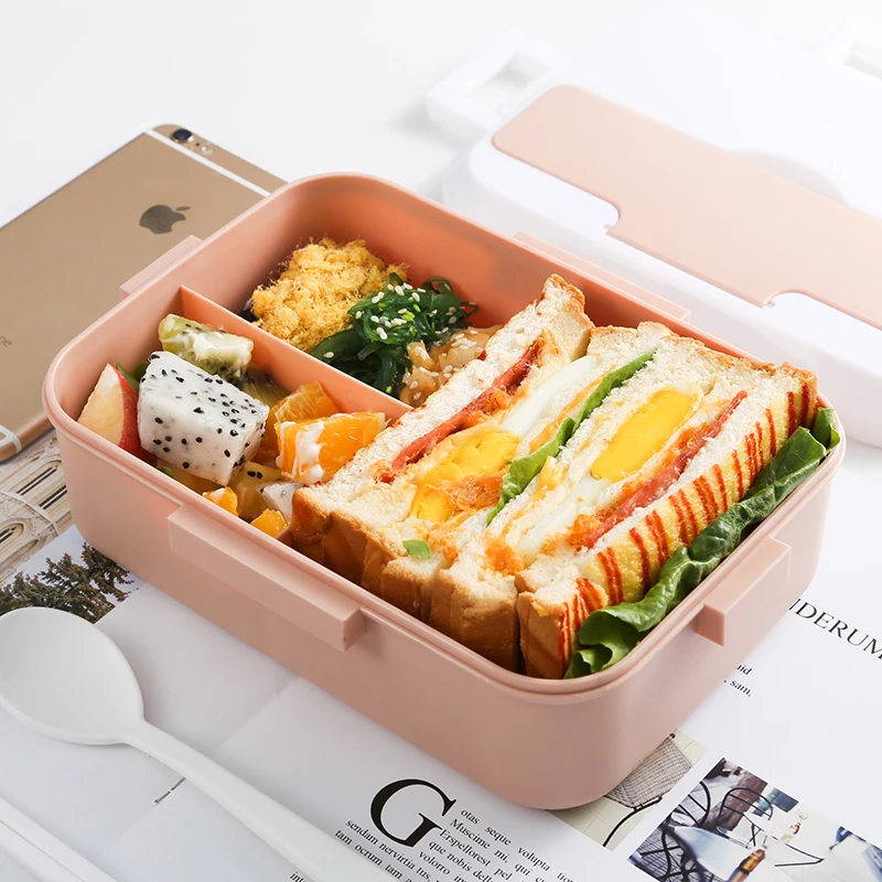 Microwave Packed Lunch Box Partition Storage Lunchbox Children's Food Boxes Portable Food Bento Box Container For Lunch (17)