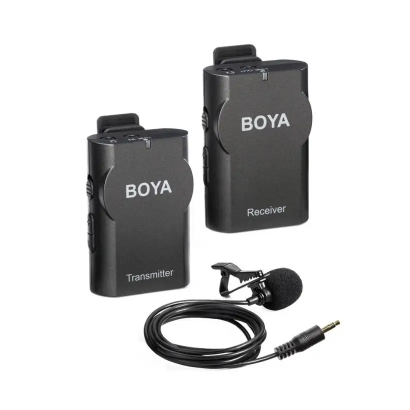 

BOYA BY-WM4 Professional Lapel Microphone System Lapel Wireless Microphone Jan 31