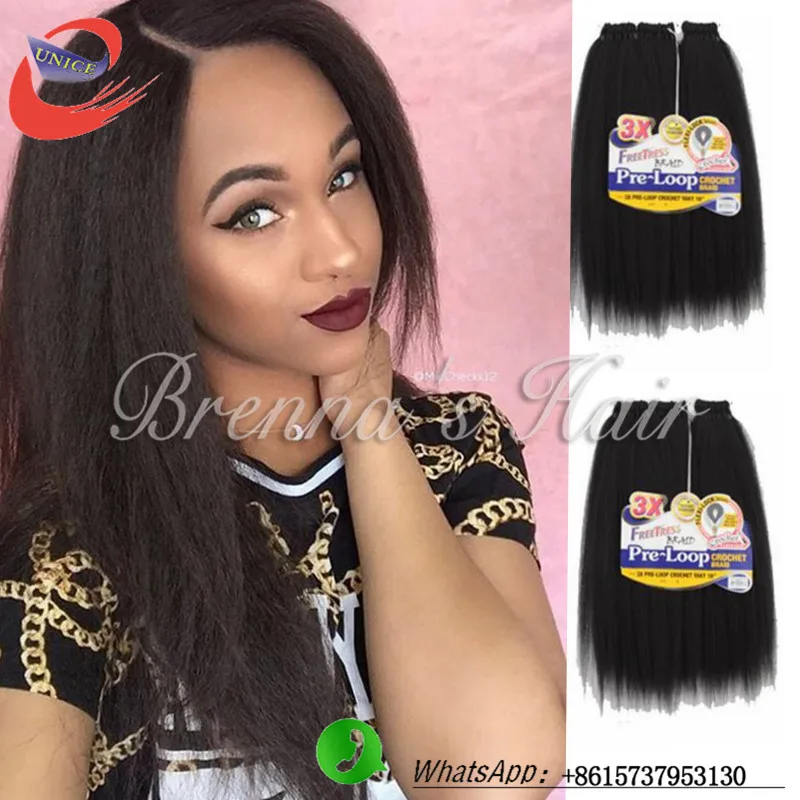 New Coming Hair Extension Kinky Straight Hair Weave Natural And