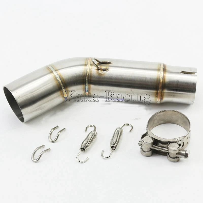 

For Suzuki GSR750 Motorcycle Exhaust Link Pipe Motorbike GSR 750 Middle Link Pipe Connector Middle tube Escape moto