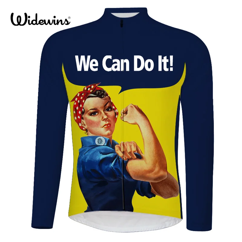We Can Do It! Pro Team Cycling Clothing Cycling Jersey woman Kit zipper Long Sleeves MTB Bike Bicycle ciclismo 6509 We Can Do It! Pro Team Cycling Clothing Cycling Jersey woman Kit zipper Long Sleeves MTB Bike Bicycle ciclismo 6509