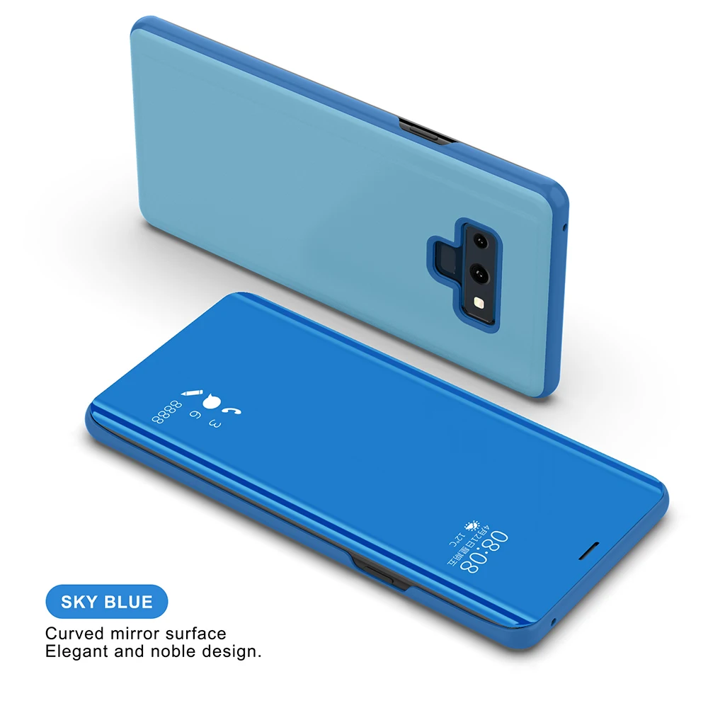 Clear View Smart Подставка для зеркала заднего вида чехол телефона samsung Galaxy S9 S8 плюс