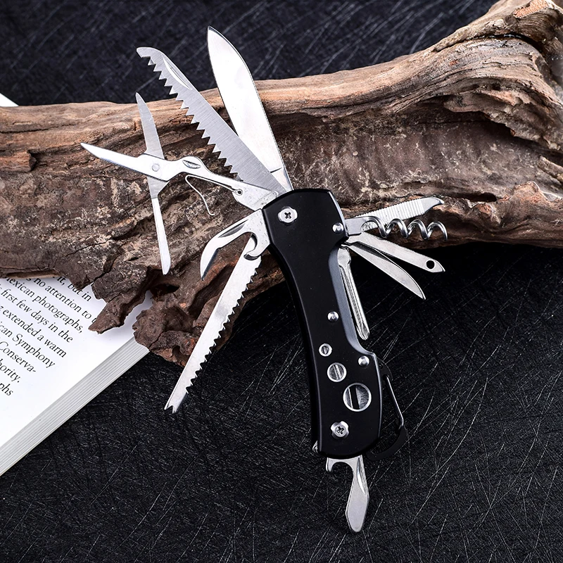 3 Colors Titanium Multifunctional Swiss Knife Multi Tool Purpose Army