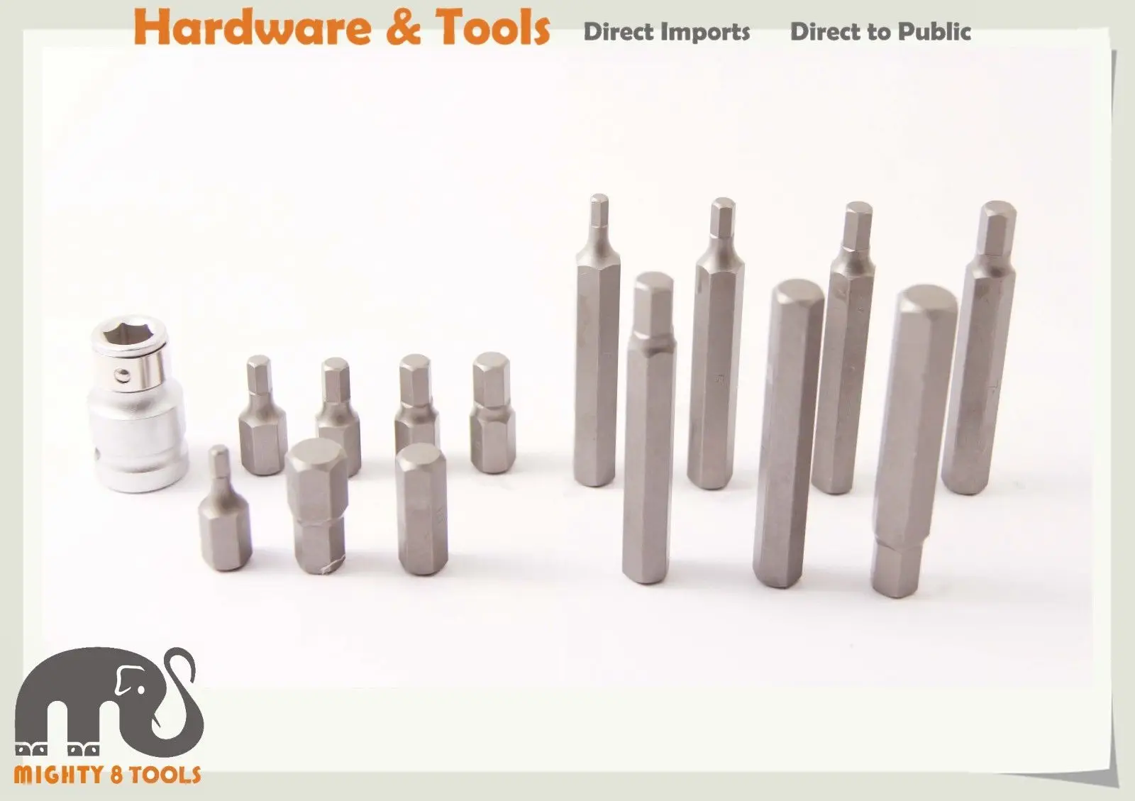 54 шт. CR V Hex Torx &amp Star Tamperproof Spline биты 30 мм 75mmL 3/8 + 1/2 &quotадаптер|Гаечный ключ| |
