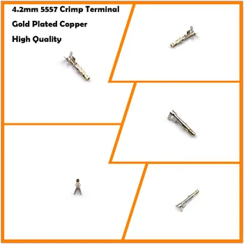 

High Quality 4.2mm Connector Housing 5557 High Crimp Female Pin Terminal Special for Sleeved Cable Gold Plated Copper