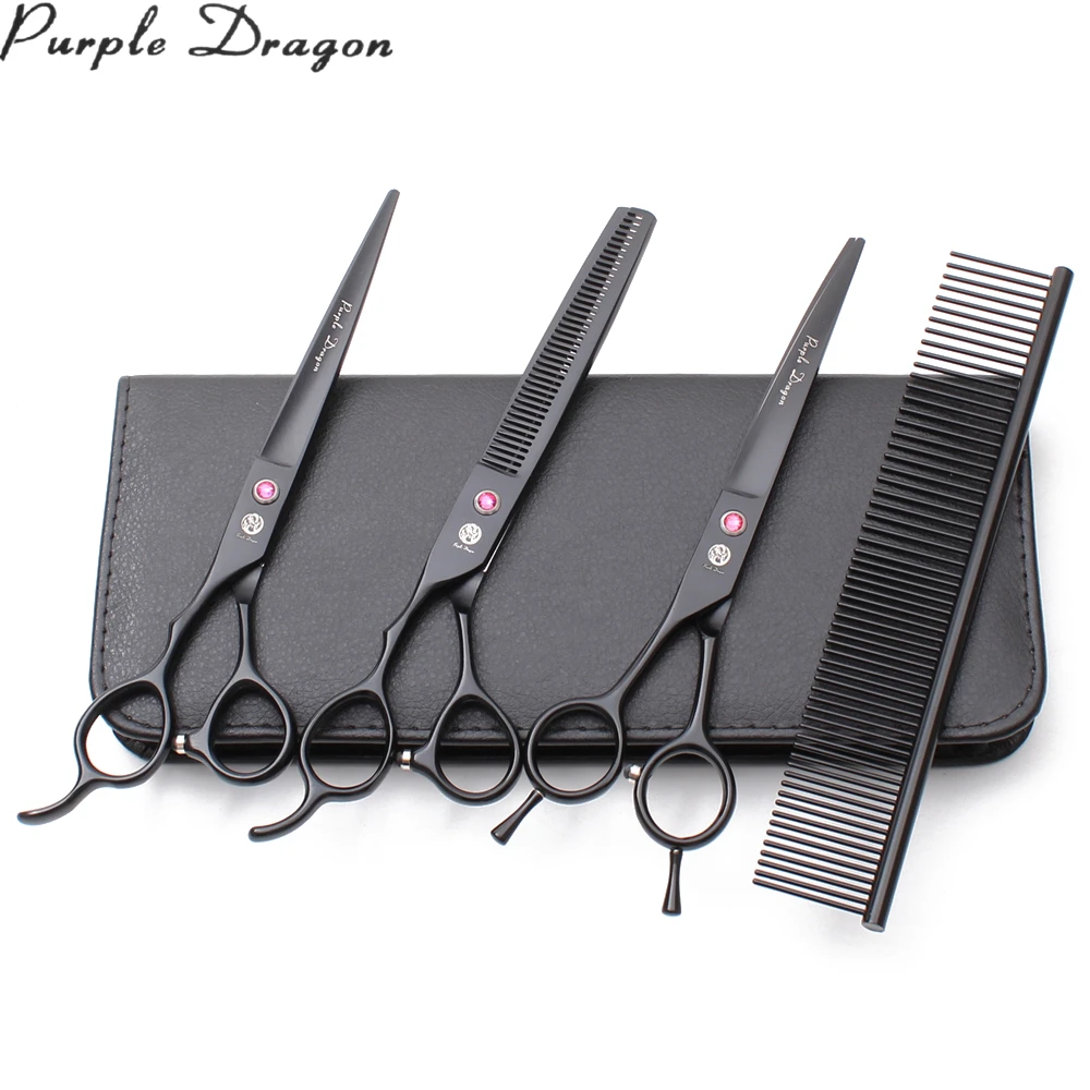 

Left-Hand 7INCH Stainless Puppy Shears Straight Shears Thinning Scissors Professional Pets Scissors Dog Grooming Scissors Z3006