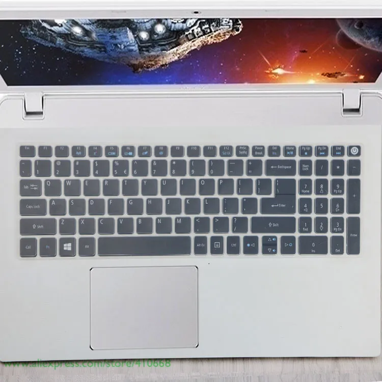 15,6 дюйма Клавиатура силиконовый чехол для acer Aspire 7 A715-72G a715-71g A715 72G 71 г A315-21/31/32/51/53 A515 A615 A717