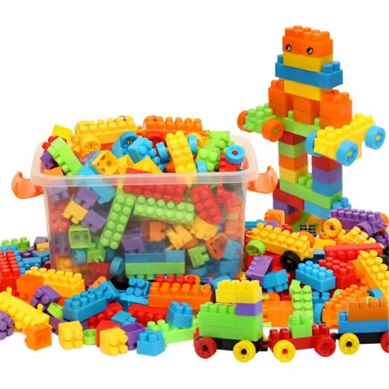 WYNLZQ соединительные пластиковые блоки для детского сада Детские Обучающие кирпичи развивающие строительные игрушки 200 шт./партия или 400 шт./партия