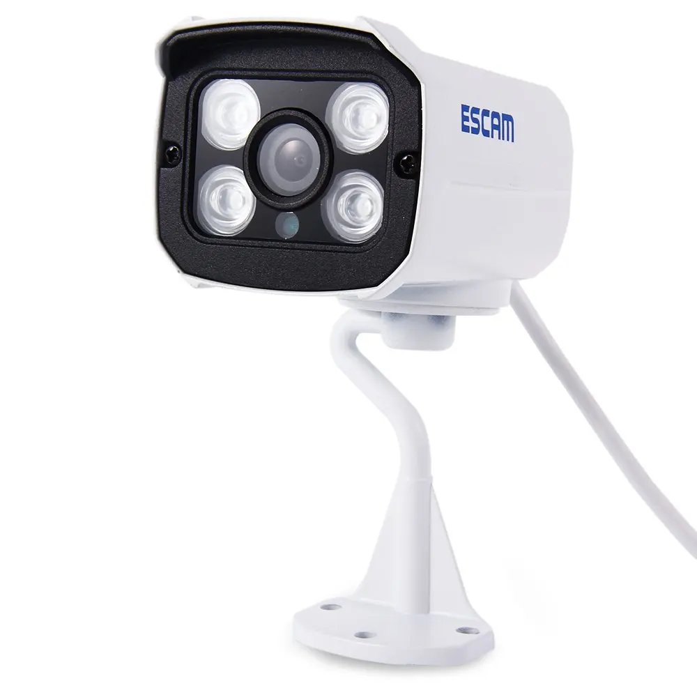 

ESCAM QD300 Bullet IP Camera with HD 720P 3.6mm Lens H.264 1.0MP CMOS Onvif P2P Security CCTV Outdoor Camera IR Night Vision