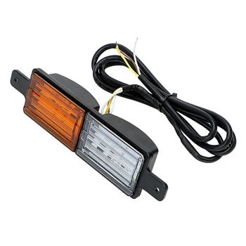 

Car Truck Lorry Side Lamp Waterproof 30 LED 12/24V Signal Flashing Super Bright Warning Light Yellow/White Emergency Lights